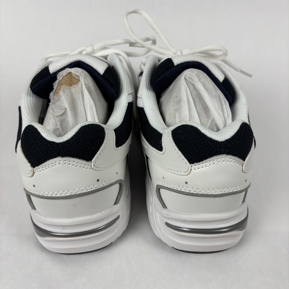 Vionic, 23M Walk Men's Sneakers, Size 8 Wide, White and Navy Blue, Leather/Mesh - Picture 7 of 10
